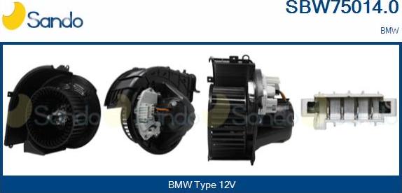 Sando SBW75014.0 - Ventilatore abitacolo autozon.pro