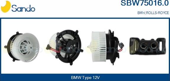 Sando SBW75016.0 - Ventilatore abitacolo autozon.pro