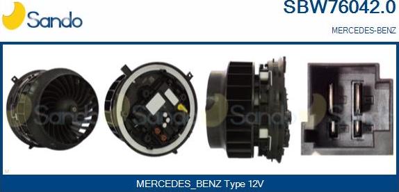 Sando SBW76042.0 - Ventilatore abitacolo autozon.pro