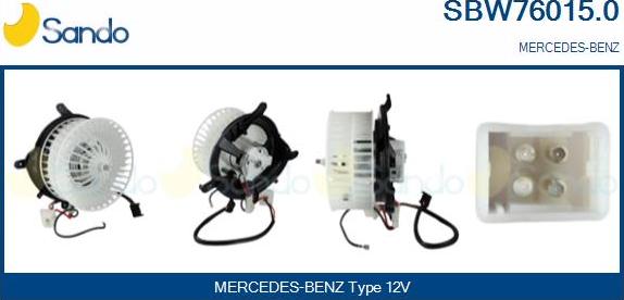 Sando SBW76015.0 - Ventilatore abitacolo autozon.pro