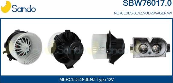 Sando SBW76017.0 - Ventilatore abitacolo autozon.pro