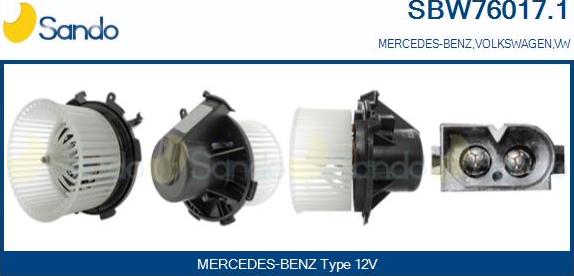 Sando SBW76017.1 - Ventilatore abitacolo autozon.pro