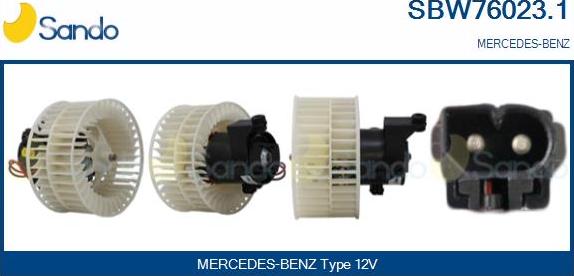 Sando SBW76023.1 - Ventilatore abitacolo autozon.pro