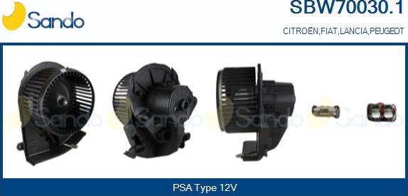 Sando SBW70030.1 - Ventilatore abitacolo autozon.pro