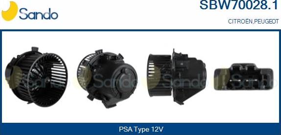 Sando SBW70028.1 - Ventilatore abitacolo autozon.pro