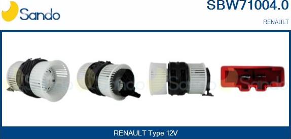 Sando SBW71004.0 - Ventilatore abitacolo autozon.pro