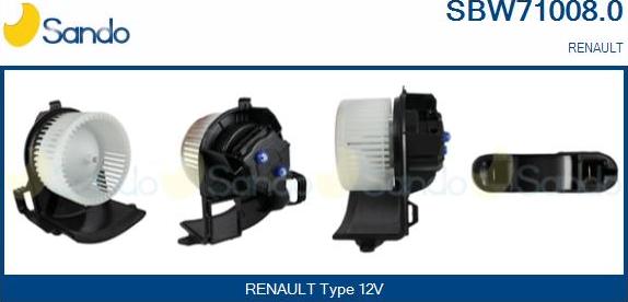 Sando SBW71008.0 - Ventilatore abitacolo autozon.pro