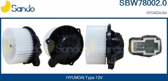 Sando SBW78002.0 - Ventilatore abitacolo autozon.pro