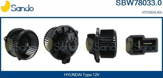 Sando SBW78033.0 - Ventilatore abitacolo autozon.pro