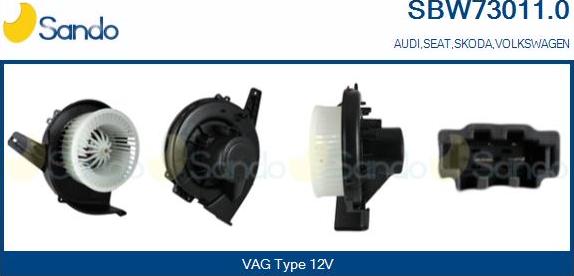 Sando SBW73011.0 - Ventilatore abitacolo autozon.pro