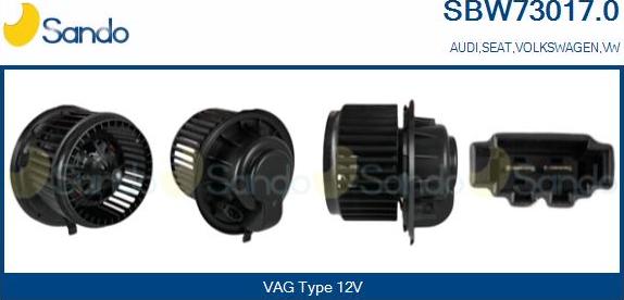 Sando SBW73017.0 - Ventilatore abitacolo autozon.pro