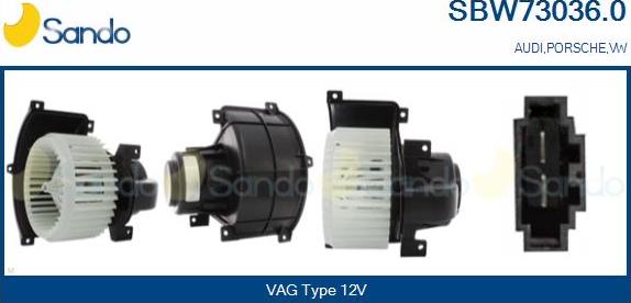 Sando SBW73036.0 - Ventilatore abitacolo autozon.pro