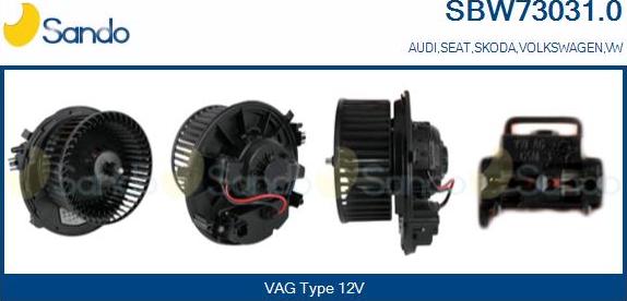 Sando SBW73031.0 - Ventilatore abitacolo autozon.pro