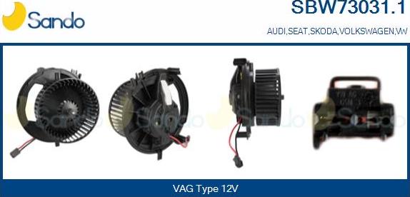 Sando SBW73031.1 - Ventilatore abitacolo autozon.pro