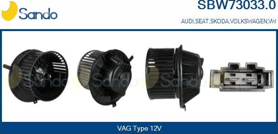 Sando SBW73033.0 - Ventilatore abitacolo autozon.pro