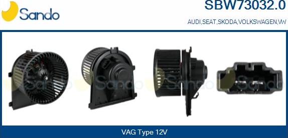 Sando SBW73032.0 - Ventilatore abitacolo autozon.pro