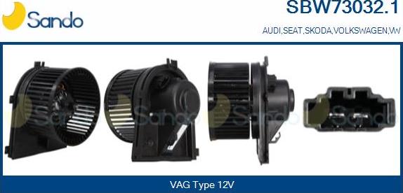 Sando SBW73032.1 - Ventilatore abitacolo autozon.pro