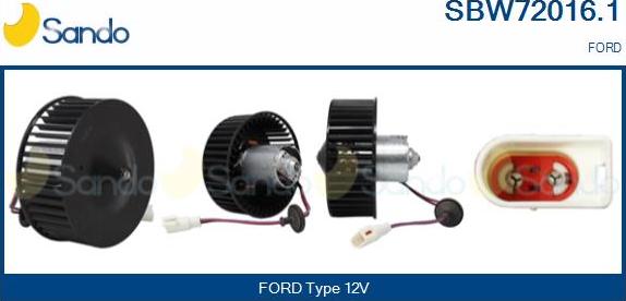 Sando SBW72016.1 - Ventilatore abitacolo autozon.pro