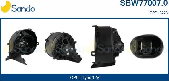 Sando SBW77007.0 - Ventilatore abitacolo autozon.pro