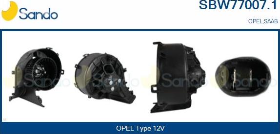 Sando SBW77007.1 - Ventilatore abitacolo autozon.pro