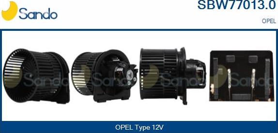 Sando SBW77013.0 - Ventilatore abitacolo autozon.pro