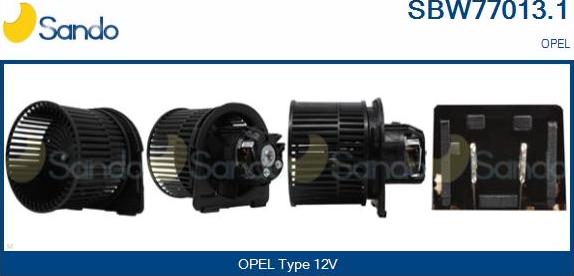 Sando SBW77013.1 - Ventilatore abitacolo autozon.pro