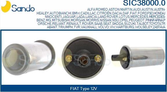 Sando SIC38000.0 - Bobina d'accensione autozon.pro