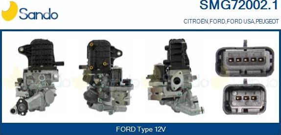 Sando SMG72002.1 - Modulo EGR autozon.pro