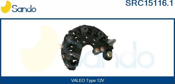 Sando SRC15116.1 - Raddrizzatore, Alternatore autozon.pro