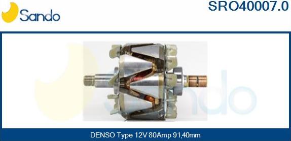 Sando SRO40007.0 - Rotore, Alternatore autozon.pro