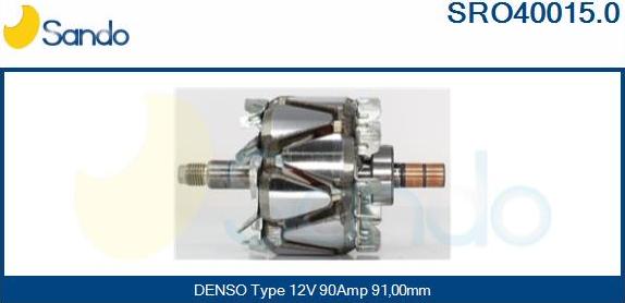 Sando SRO40015.0 - Rotore, Alternatore autozon.pro