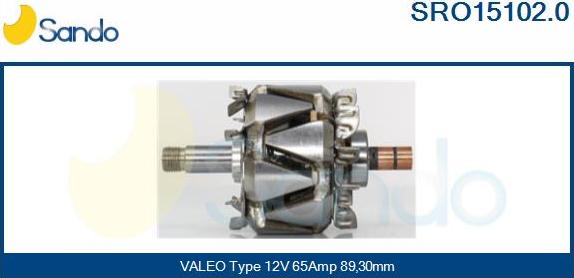 Sando SRO15102.0 - Rotore, Alternatore autozon.pro