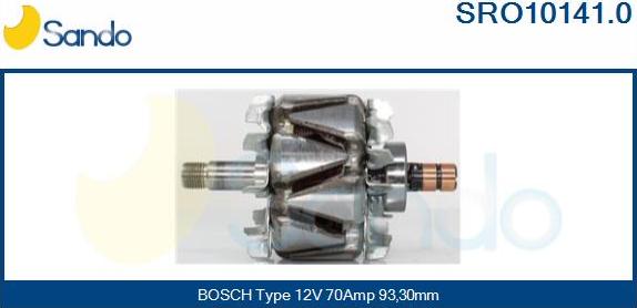 Sando SRO10141.0 - Rotore, Alternatore autozon.pro