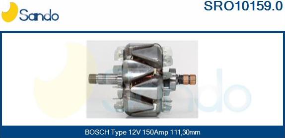 Sando SRO10159.0 - Rotore, Alternatore autozon.pro