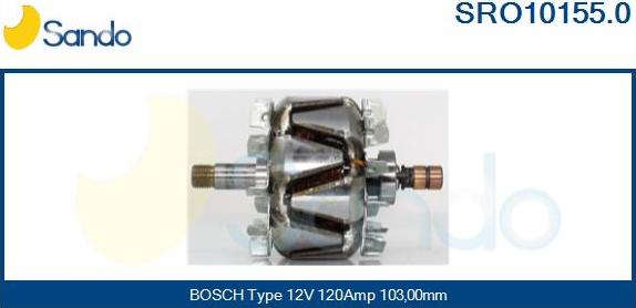 Sando SRO10155.0 - Rotore, Alternatore autozon.pro