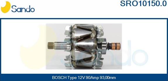 Sando SRO10150.0 - Rotore, Alternatore autozon.pro