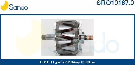 Sando SRO10167.0 - Rotore, Alternatore autozon.pro