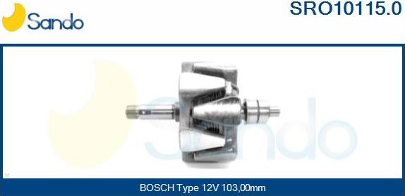 Sando SRO10115.0 - Rotore, Alternatore autozon.pro