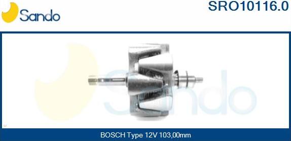 Sando SRO10116.0 - Rotore, Alternatore autozon.pro