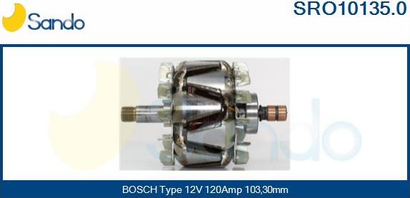 Sando SRO10135.0 - Rotore, Alternatore autozon.pro