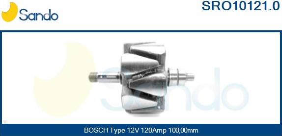 Sando SRO10121.0 - Rotore, Alternatore autozon.pro