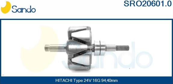 Sando SRO20601.0 - Rotore, Alternatore autozon.pro