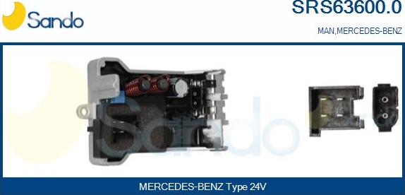 Sando SRS63600.0 - Resistenza, Ventilatore abitacolo autozon.pro