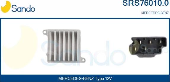 Sando SRS76010.0 - Resistenza, Ventilatore abitacolo autozon.pro