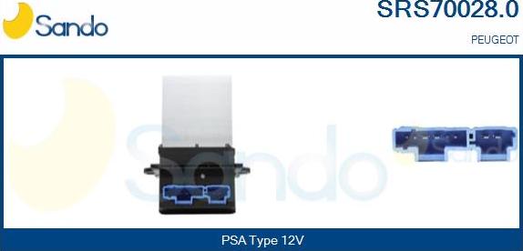 Sando SRS70028.0 - Resistenza, Ventilatore abitacolo autozon.pro