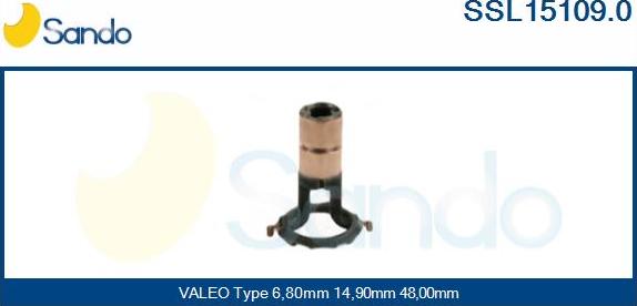 Sando SSL15109.0 - Anello collettore, alternatore autozon.pro