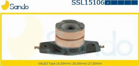 Sando SSL15106.0 - Anello collettore, alternatore autozon.pro