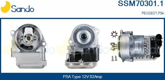 Sando SSM70301.1 - Elettromotore, Scatola guida autozon.pro