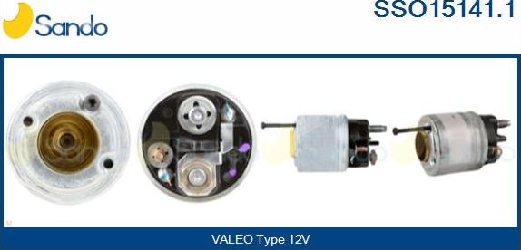 Sando SSO15141.1 - Elettromagnete, Motore d'avviamento autozon.pro