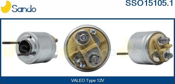 Sando SSO15105.1 - Elettromagnete, Motore d'avviamento autozon.pro